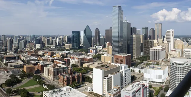Dallas skyline viewed from Reunion Tower