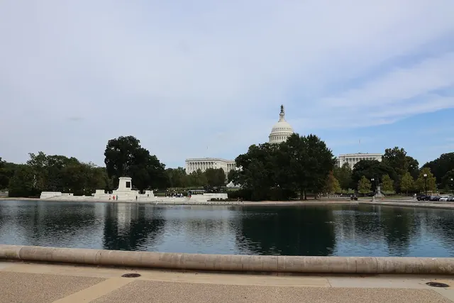 United States Capitol and reflecting pool in Washington, DC